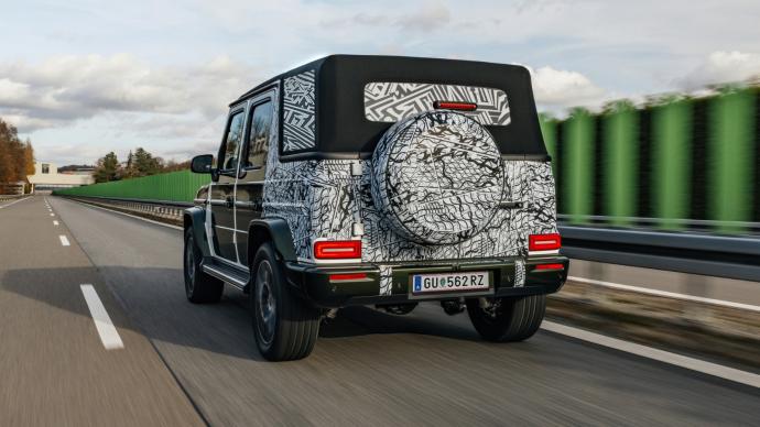 Nuevo Mercedes Clase G descapotable camuflado