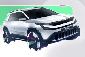 Nuevo Skoda Epiq: presentación el 19 de mayo, lo que muestran los bocetos oficiales