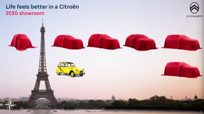 El plan de producto de Citroën hasta 2030 con el 2CV eléctrico y un nuevo SUV