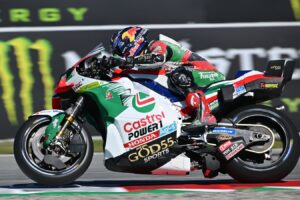 GP de Cataluña de MotoGP: la caída de Johann Zarco durante la 2ª salida en vídeo
